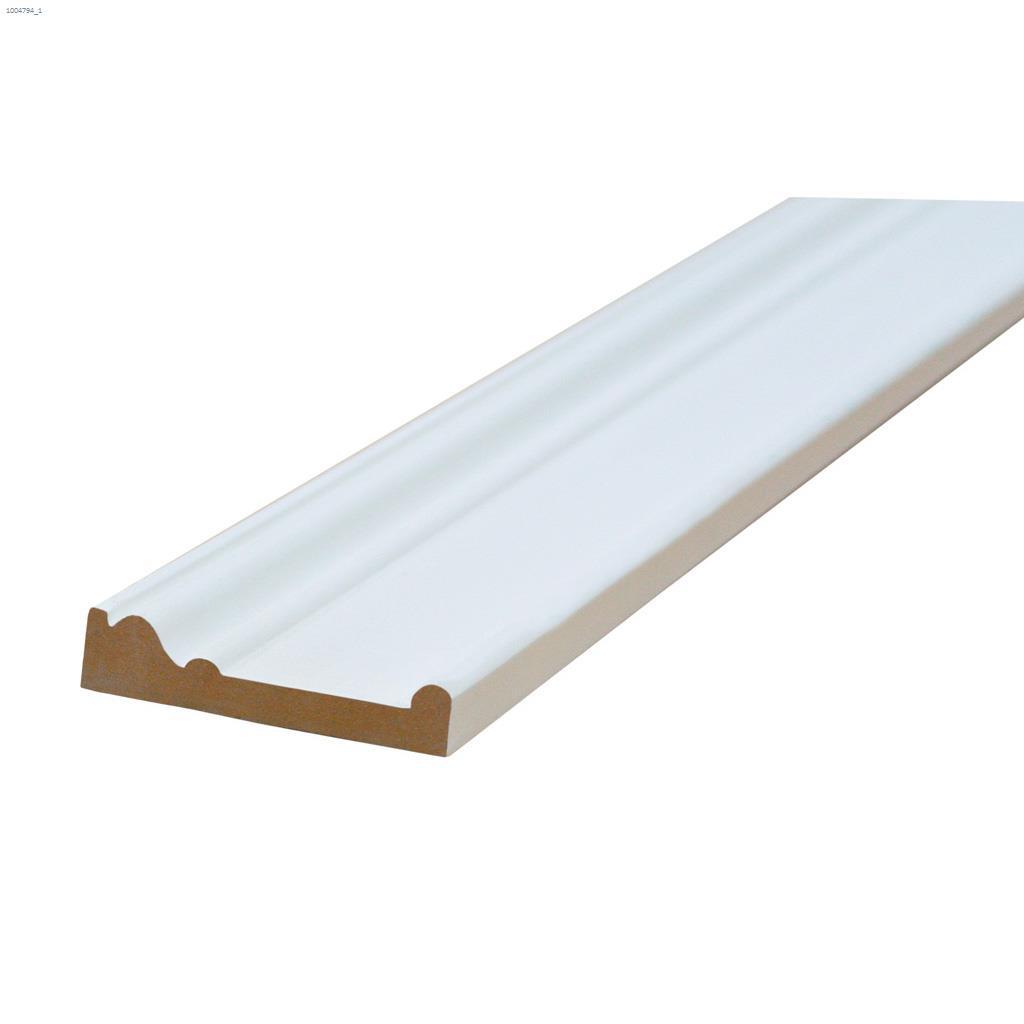 4-1/2" x 1-1/16" x 16' Architrave apprêtée en MDF