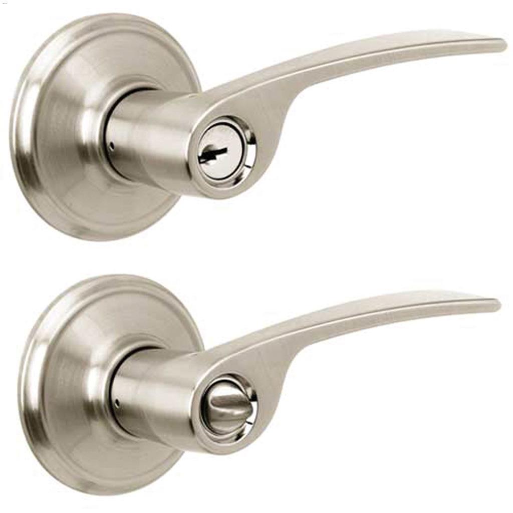 Merano Entry Lever Satin Nickel