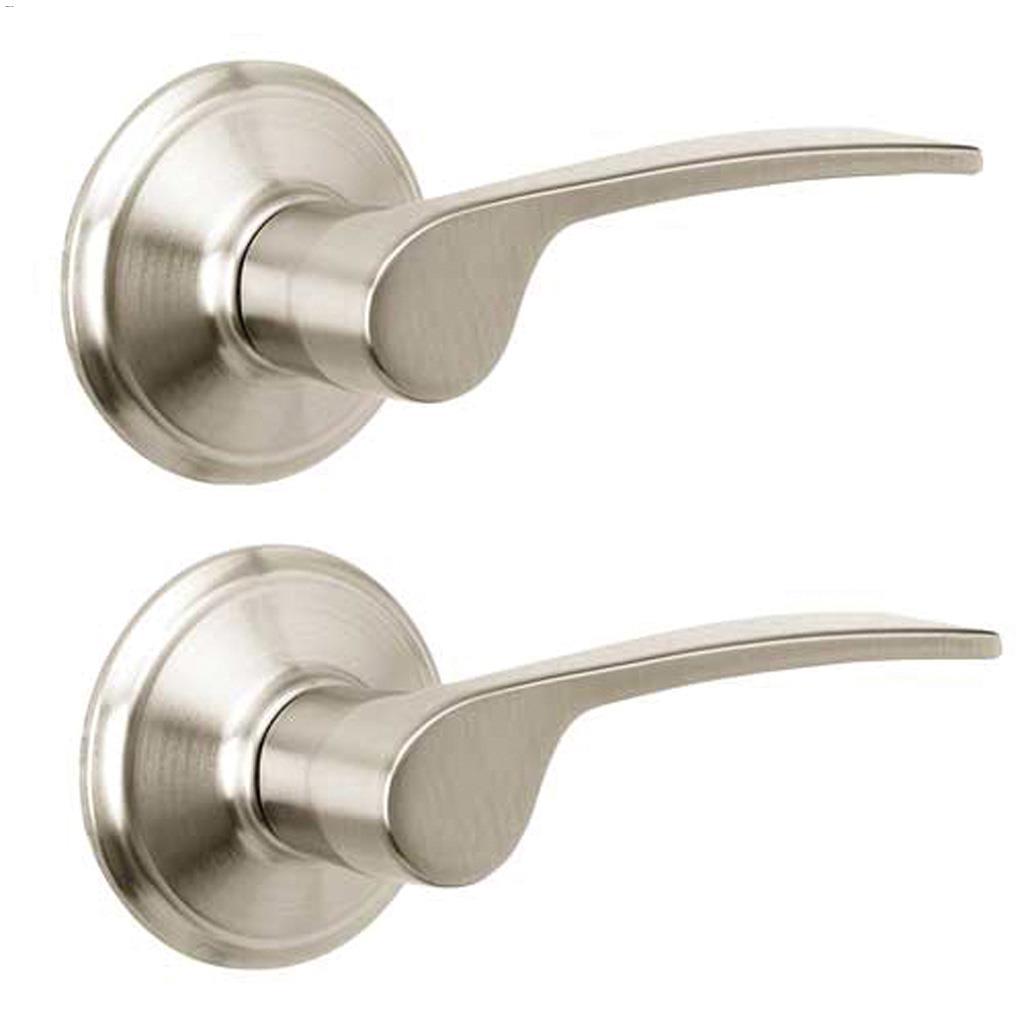 Merano Passage Lever Satin Nickel