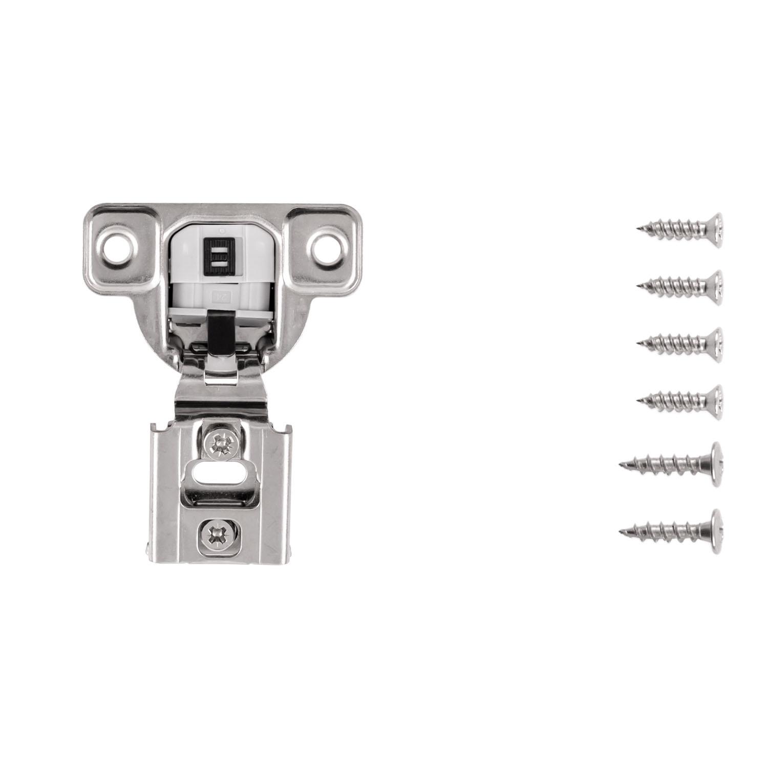 Bright Nickel Steel Face Frame Hinge
