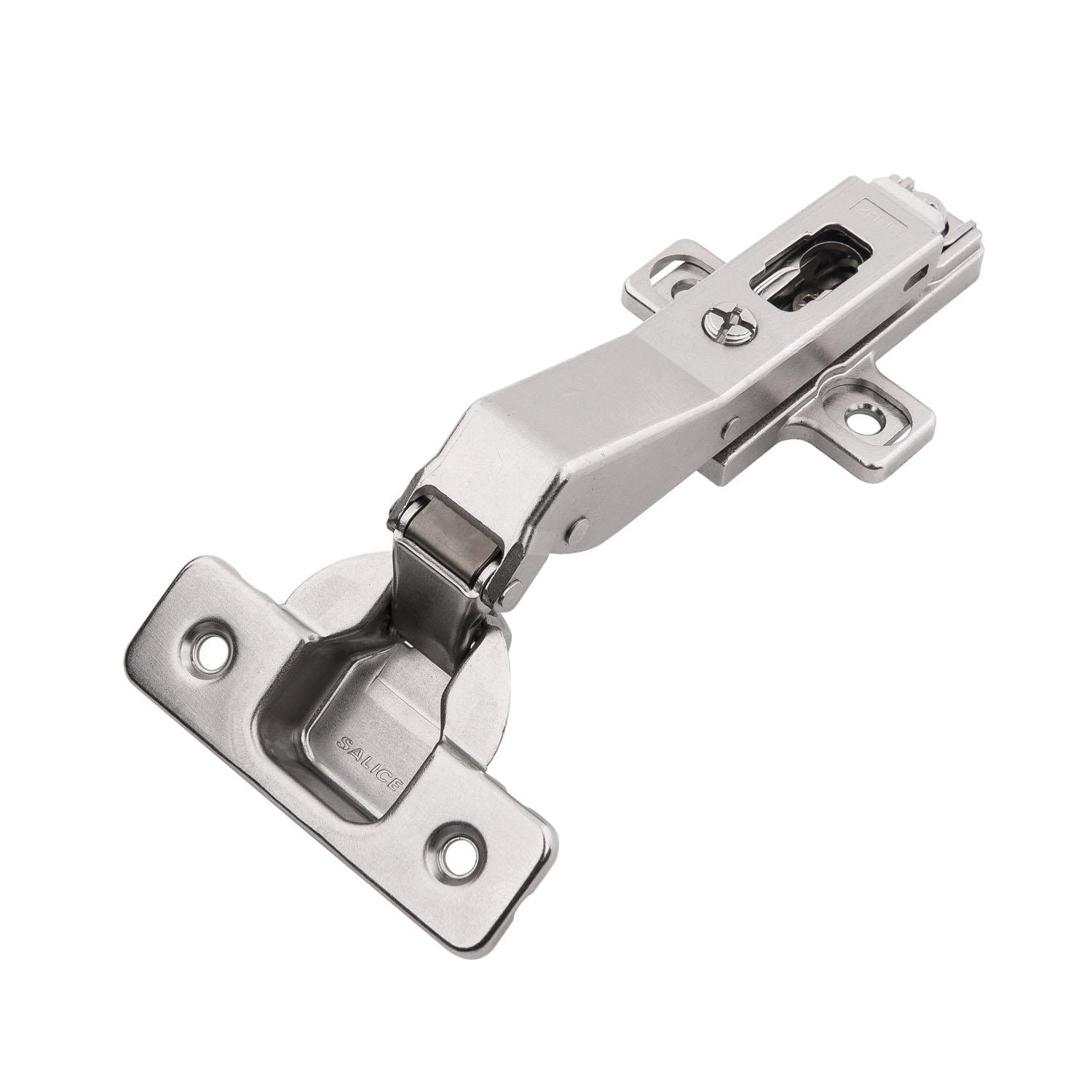 Bright Nickel Steel Corner Hinge