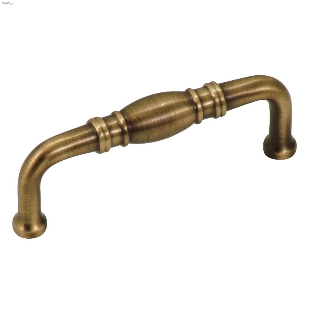 3-3/8" Satin Dover Power & Beauty Door Pull