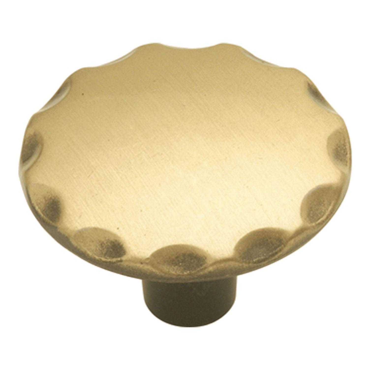 Bouton de Porte Traditionnel de 1 1/8" en Laiton Antique
