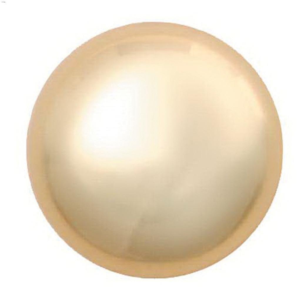 1-1/4" Ultra Brass Polished Accents Door Knob