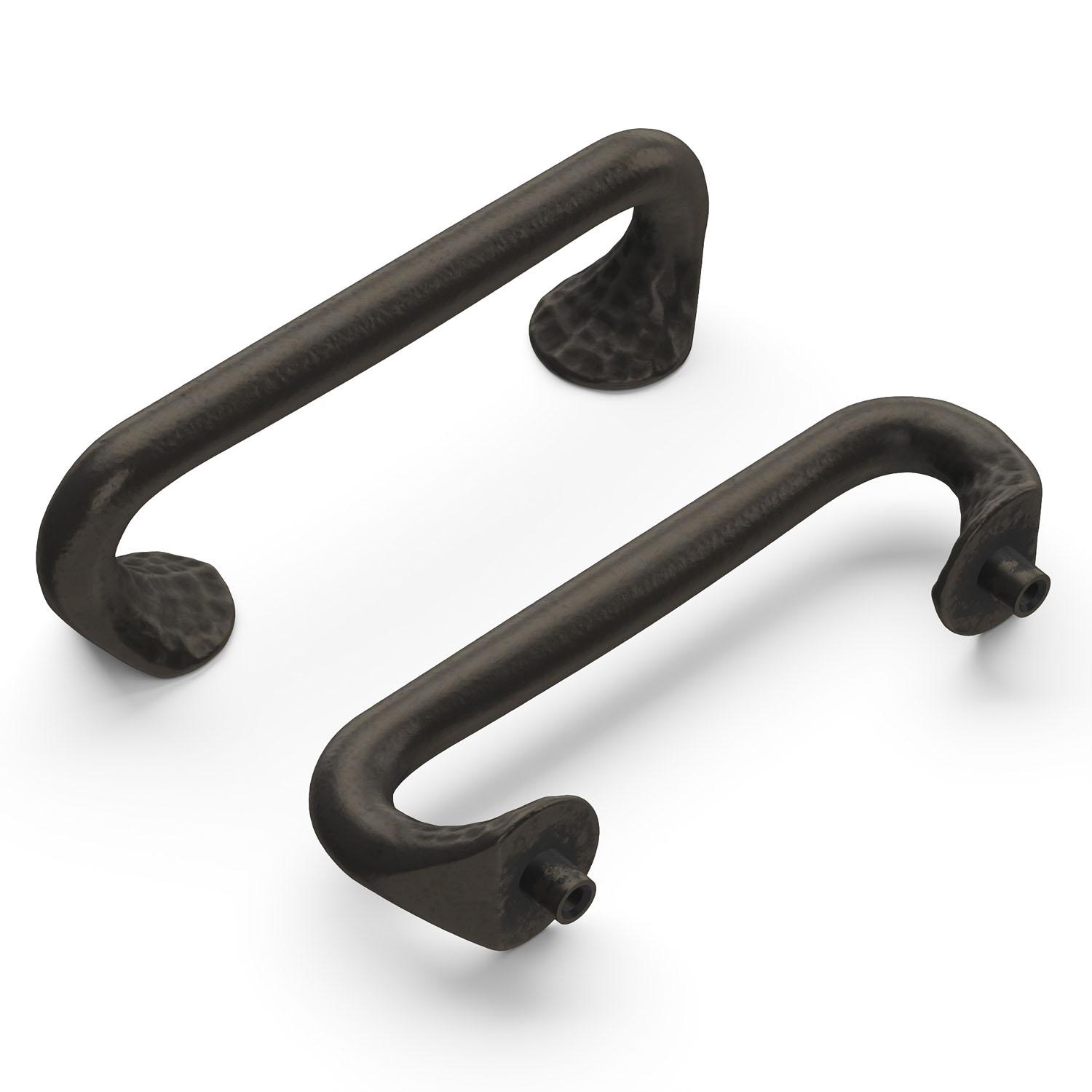 3" Black Iron Craftsman Door Pull/Handle