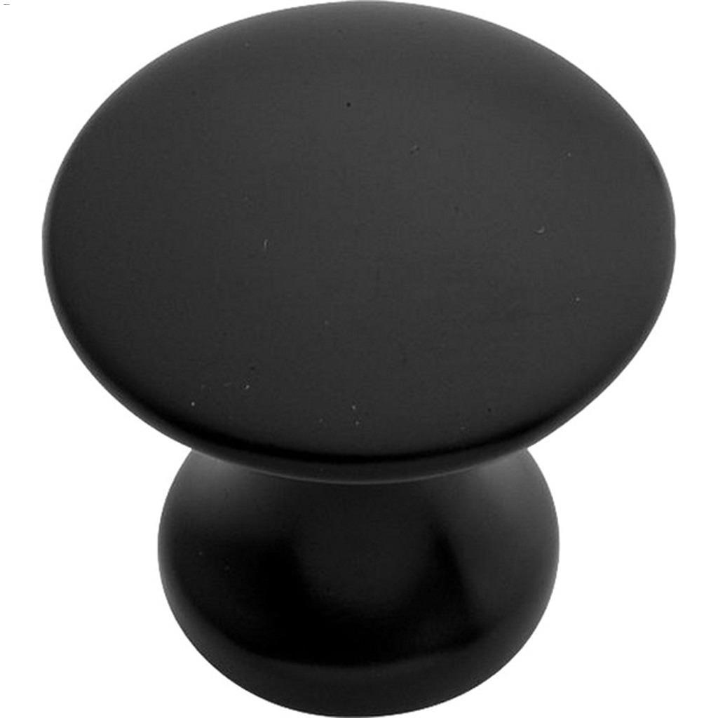 1" Black Matte Modus Door Knob