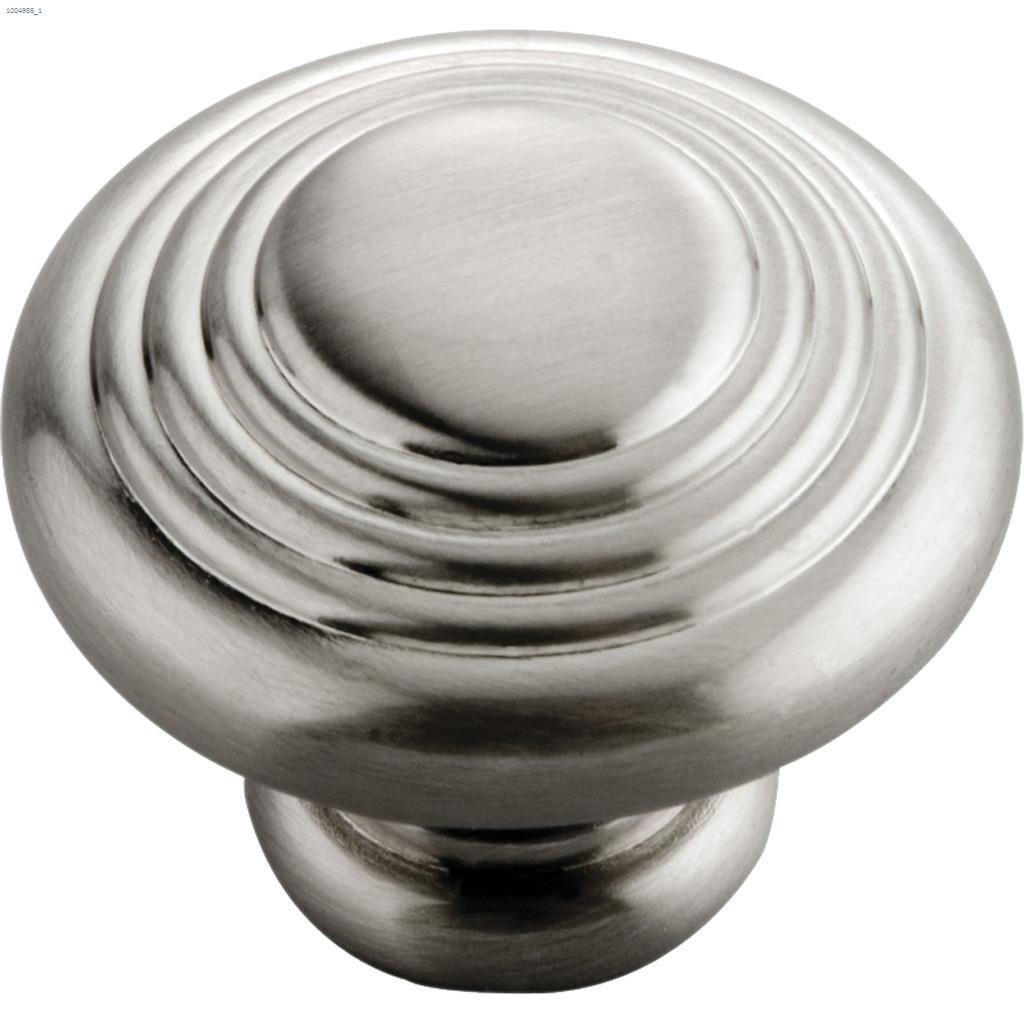 1-1/4" Satin Nickel Deco Door Knob