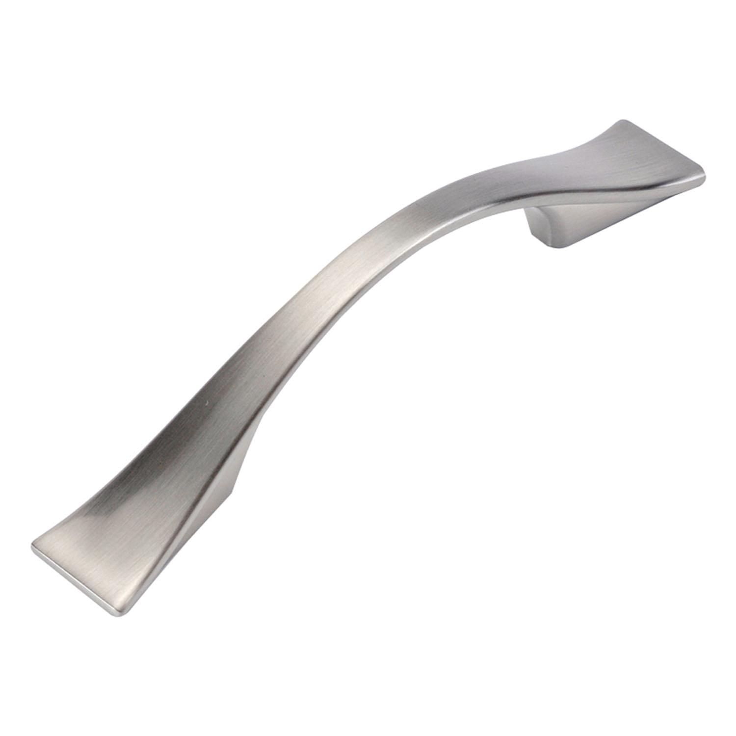 3" Poignée d'armoire Kite en nickel satiné