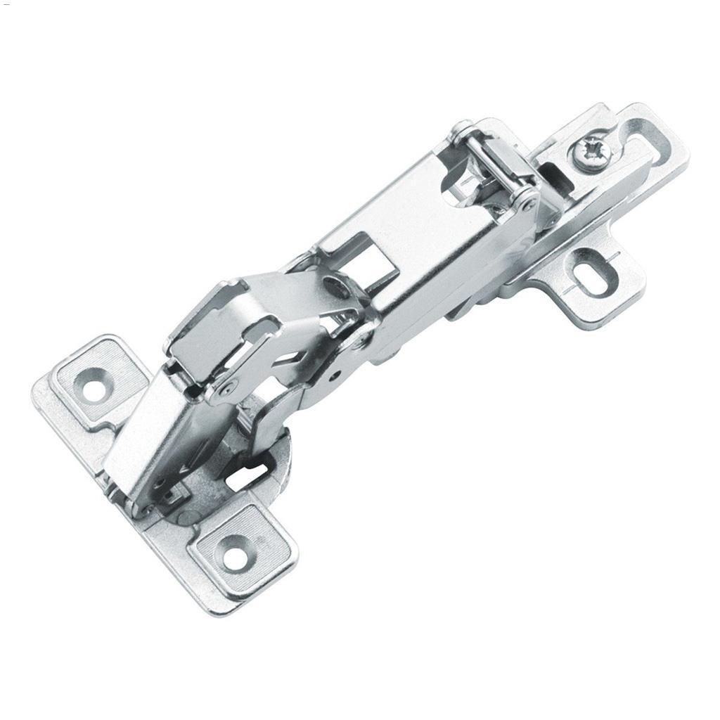 Bright Nickel Steel Euro Full Overlay Hinge