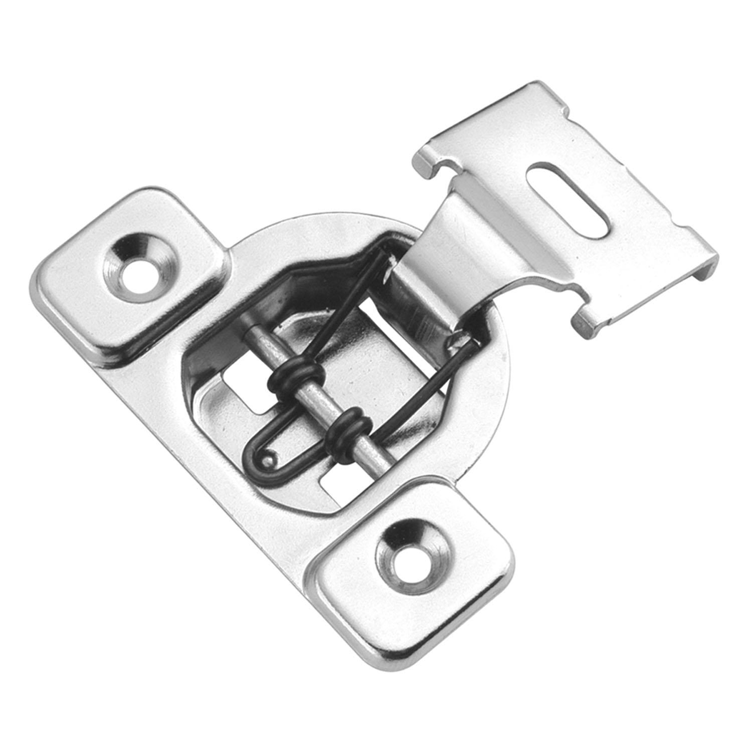 Charnière d'armature européenne en acier au nickel brillant
