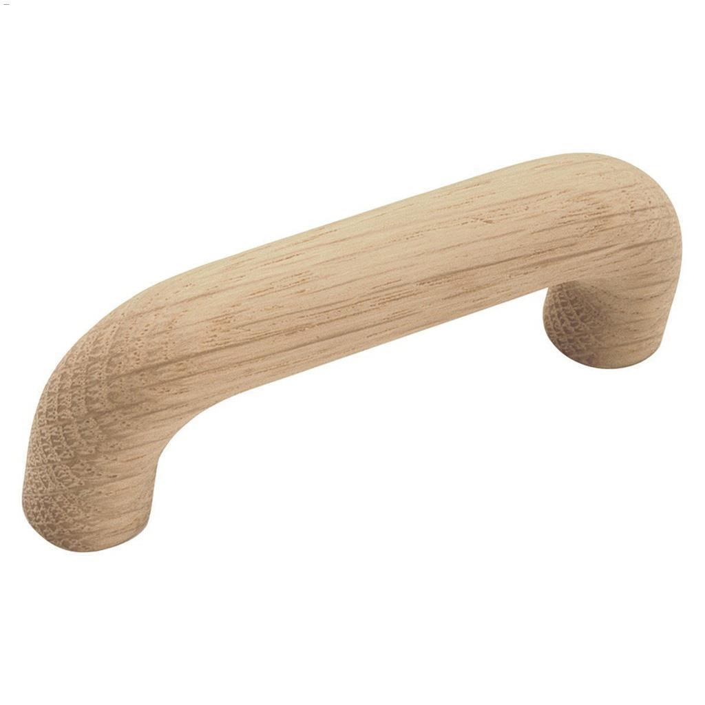 3" Unfinished Wood Natural Woodcraft Door Pull