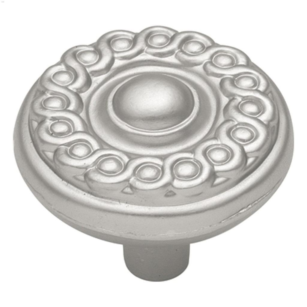 1-1/4" Satin Nickel Grecian Revival Door Knob