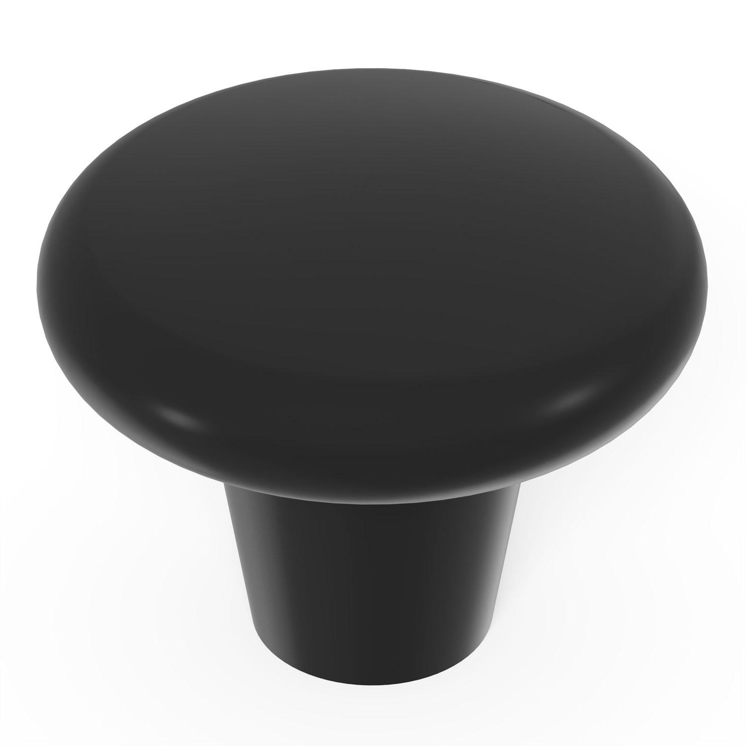 1-1/2" Bouton de porte Midway noir
