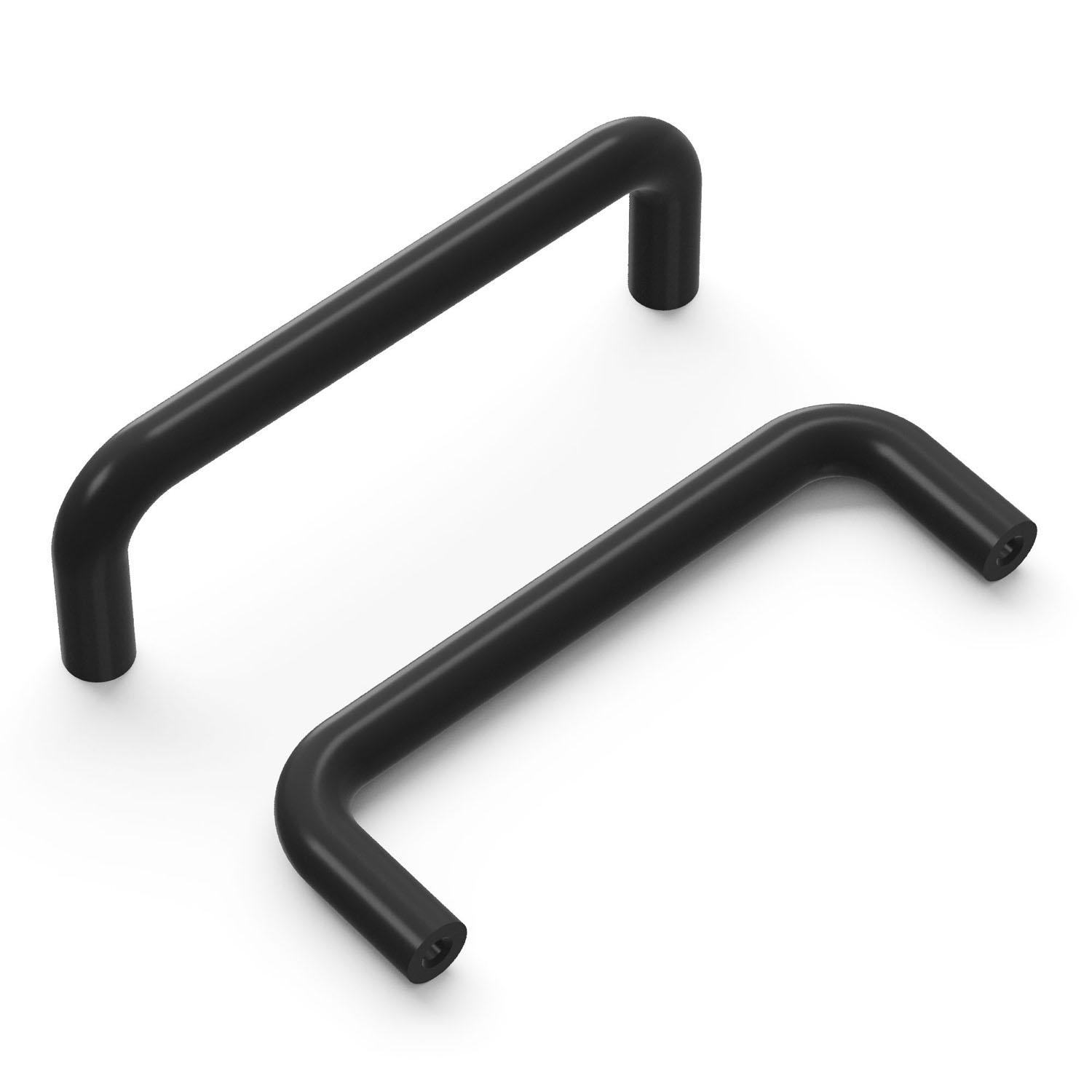 3.7" Poignée de porte Midway noire