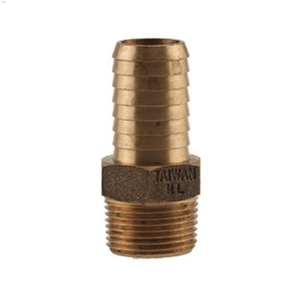 1" x 1" MPT x Insert Bronze Pipe Adapter