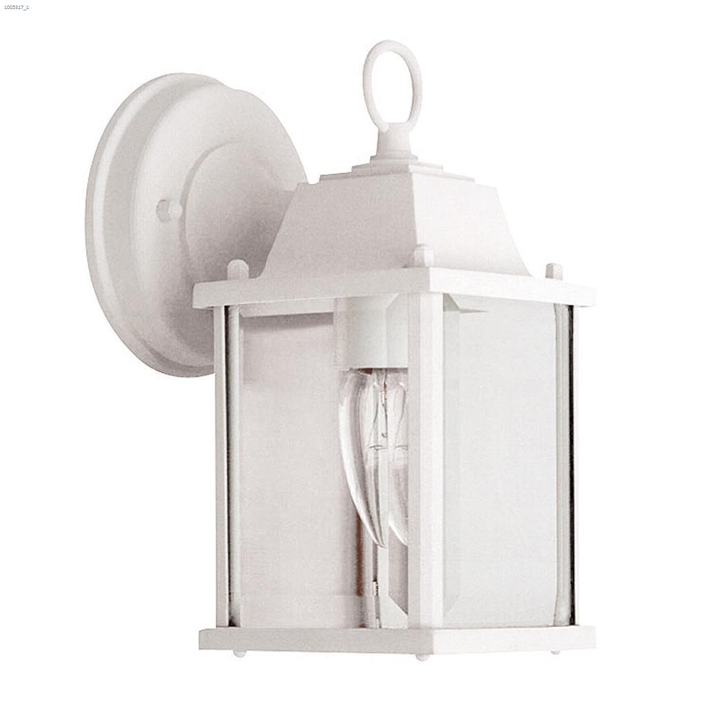 (1) Lampe 100 watt lanterne extérieure blanche