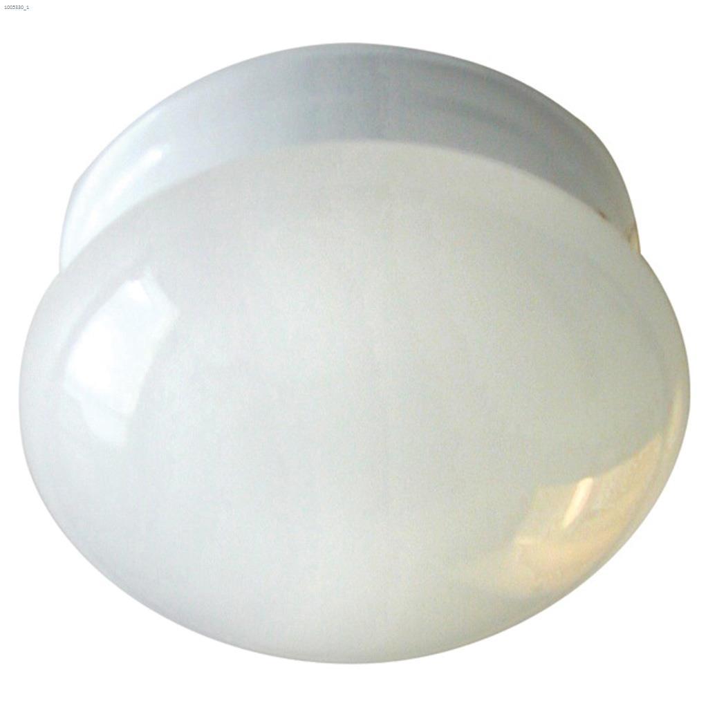 1 Lumière 60 watt plafonnier encastré blanc