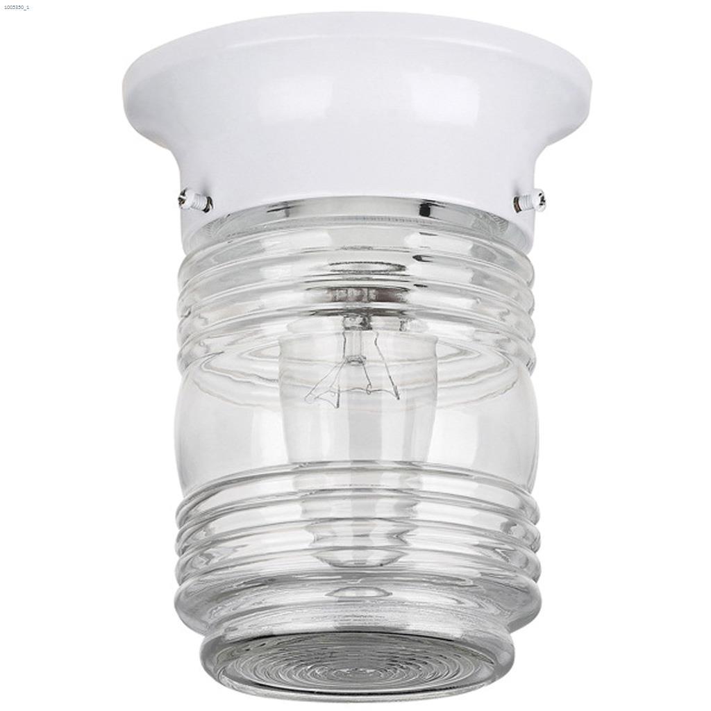 (1) Lampe A 60 watt lumière extérieure blanche
