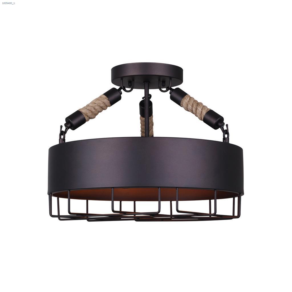 Portsmouth 16" Semi Flush Mount