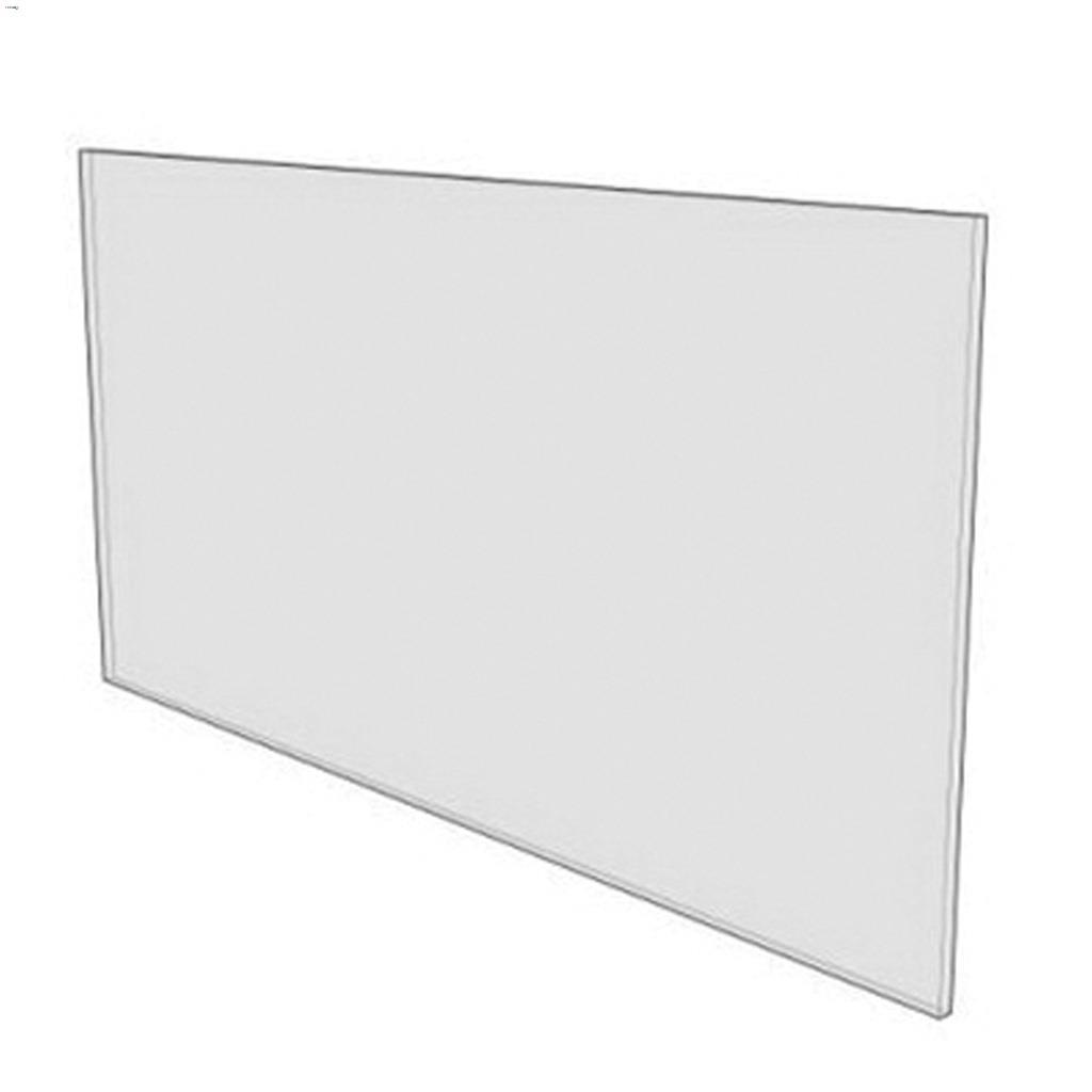 Verre trempé transparent 48 x 37 5/16 po x 5 mil