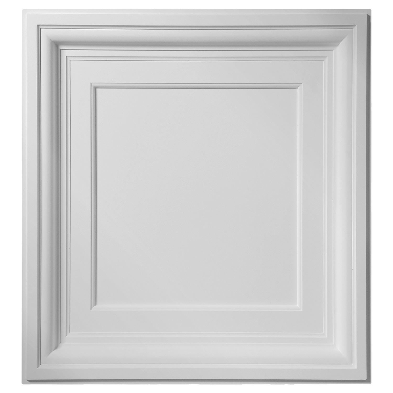 Panneau plafond Elegance toscan linéaire 2'x2' x15/16" blanc