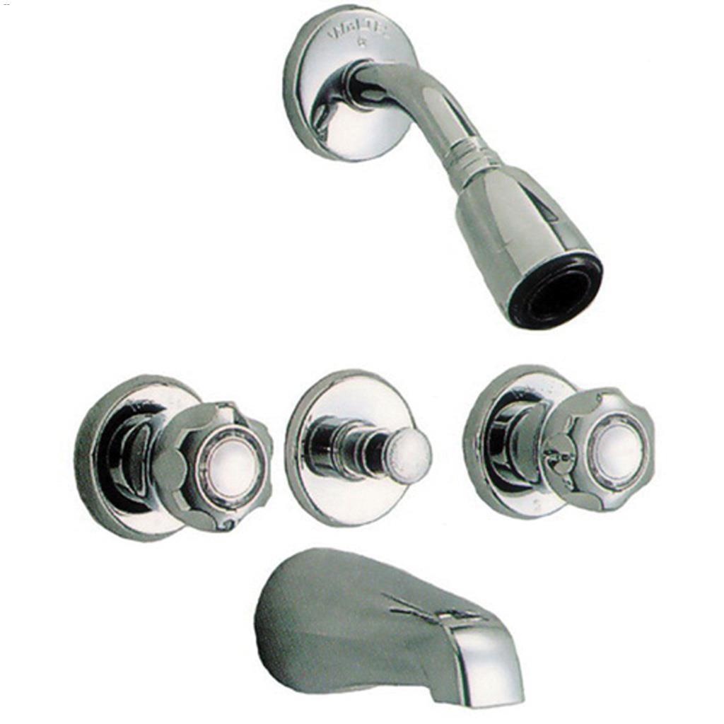 2-Handle Shower & Tub Faucet Trim Kit in Chrome