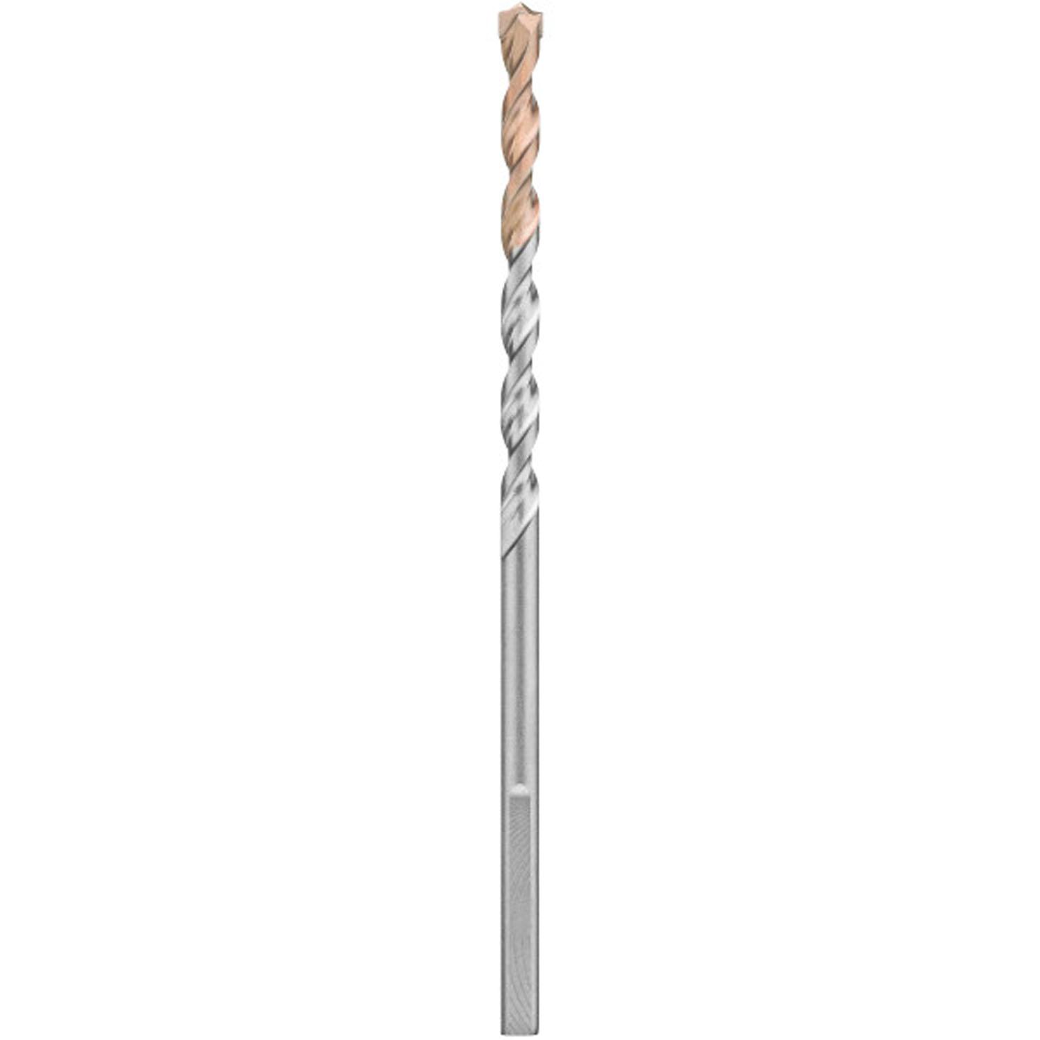 1/4" x 12" Round Shank Hammer Drill Bit