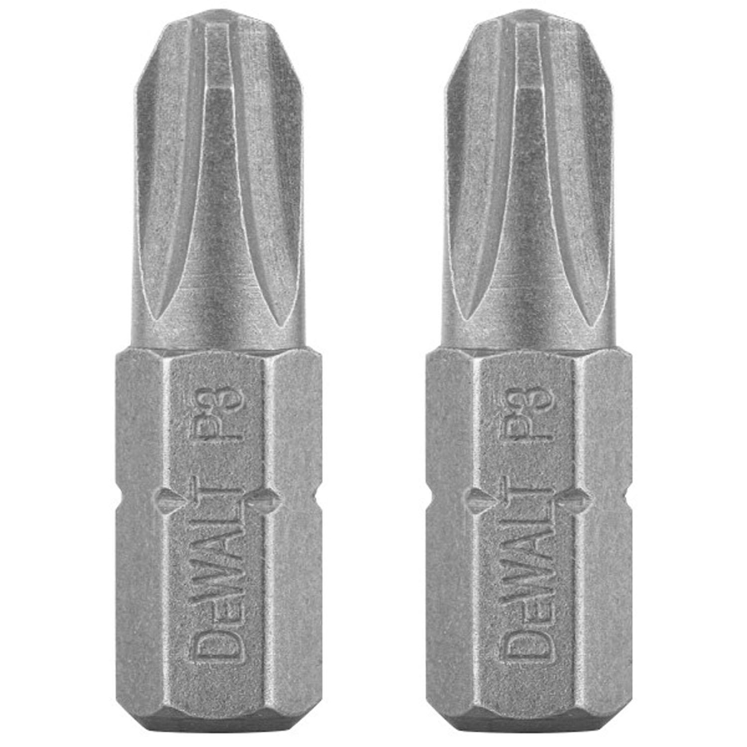1" #3 Phillips Tool Steel Unfinished Insert Bit