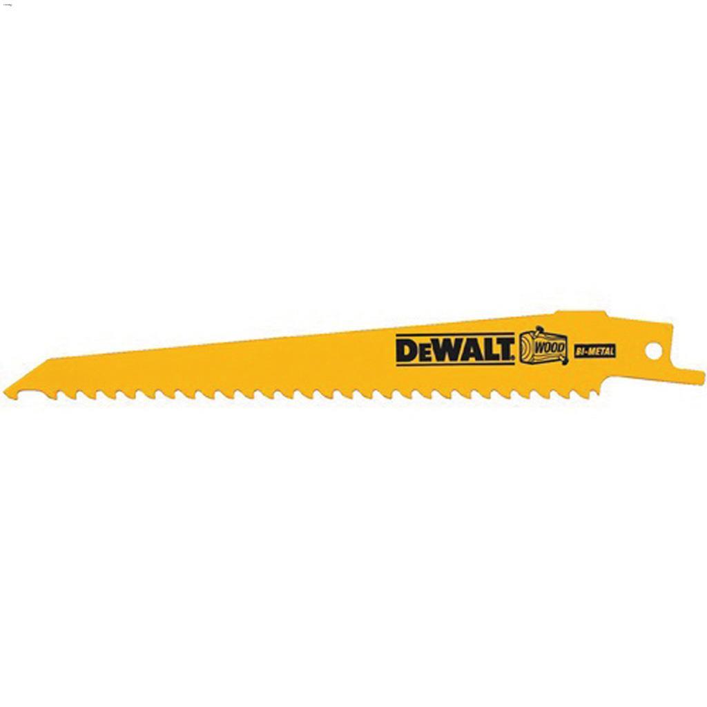 12" 6 TPI Bi-Metal Reciprocating Saw Blade-5/Pack