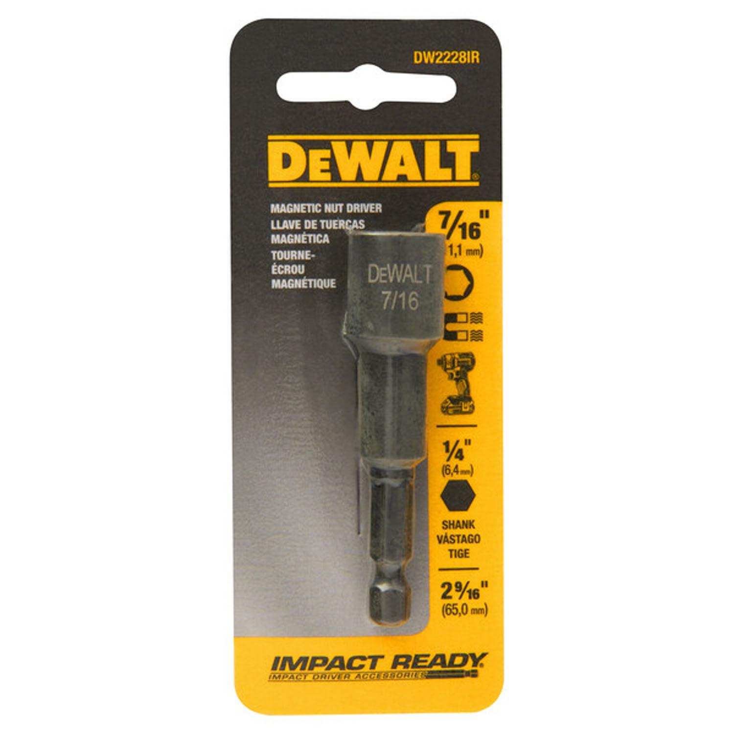2-9/16" x 7/16" Steel Magnetic Nut Driver