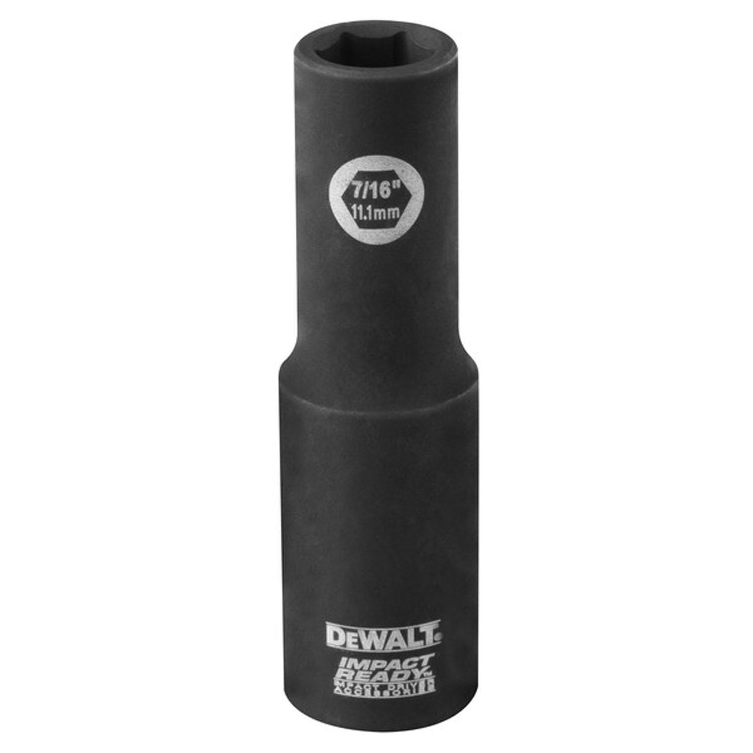 Impact Ready 7/16" x 1/2" Deep Drive Socket