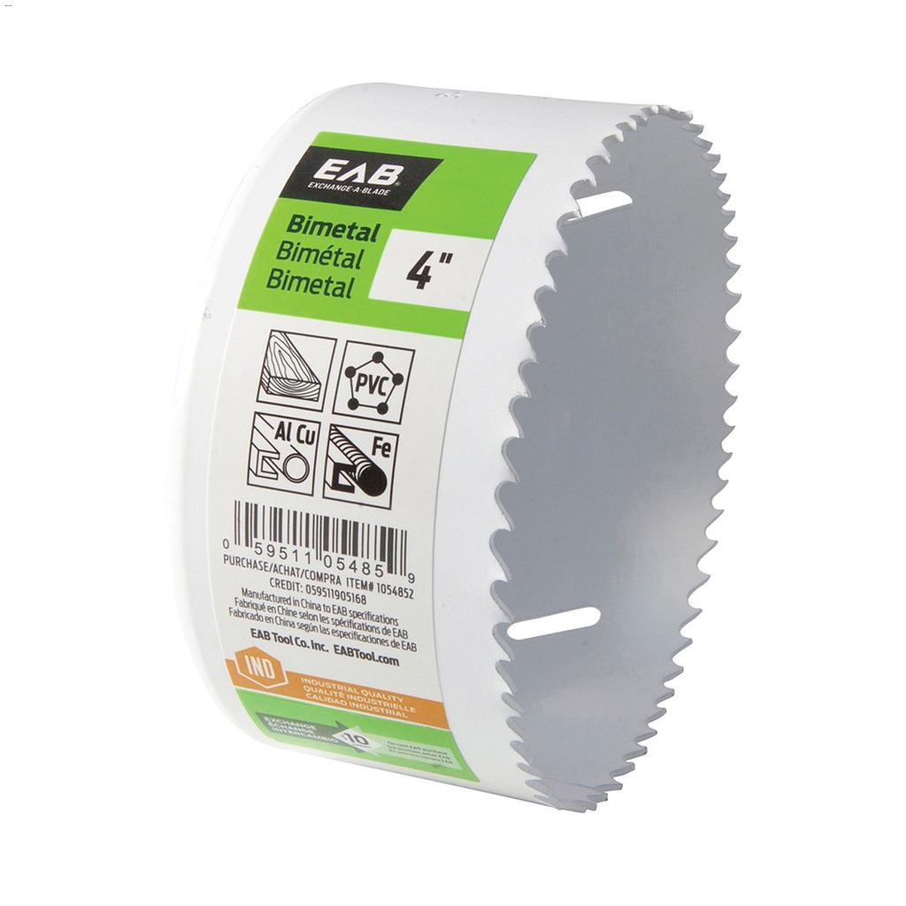 4" 4/6 TPI Bi-Metal Industrial Hole Saw