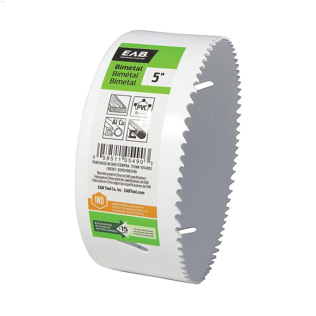 5" 4/6 TPI Bi-Metal Industrial Hole Saw