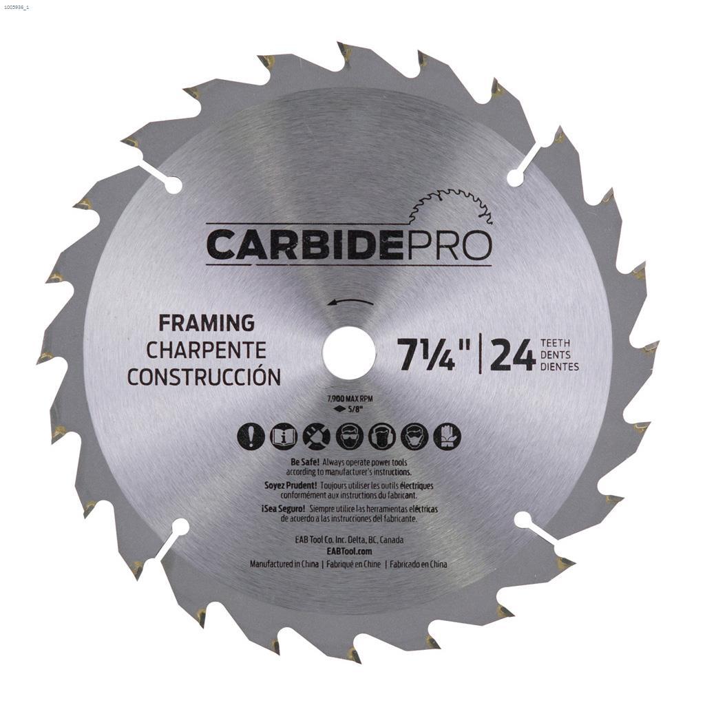 Carbide Pro 7" 24 Teeth Carbide Circular Saw Blade