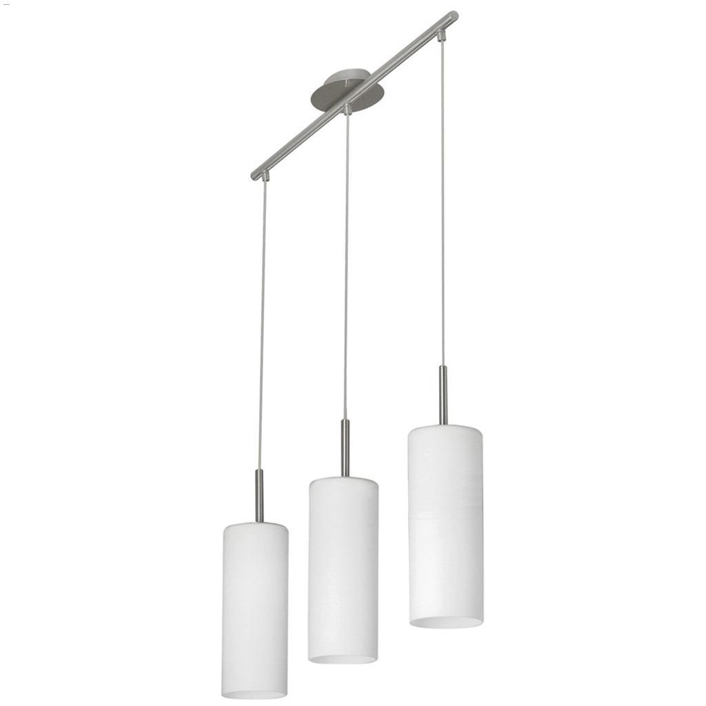 Troy 3 28" 3-Light Brushed Nickel Pendant