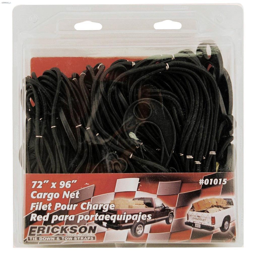 72" x 96" Black Pick-Up Cargo Net