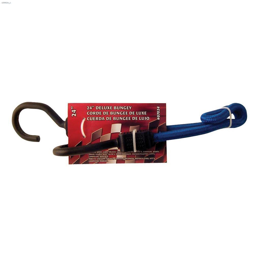 24" Blue Deluxe Bungee Cord