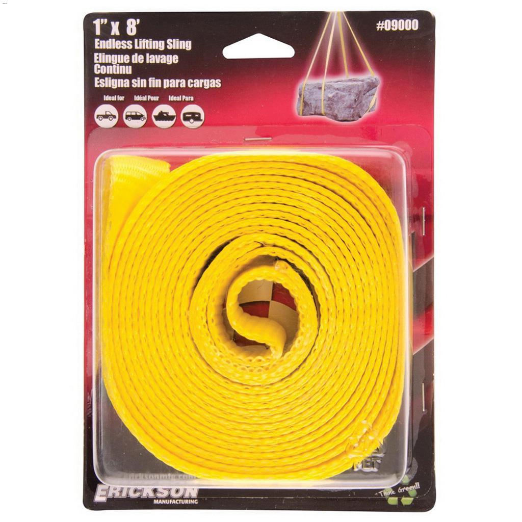 8' x 1" Yellow Endless Lift Sling