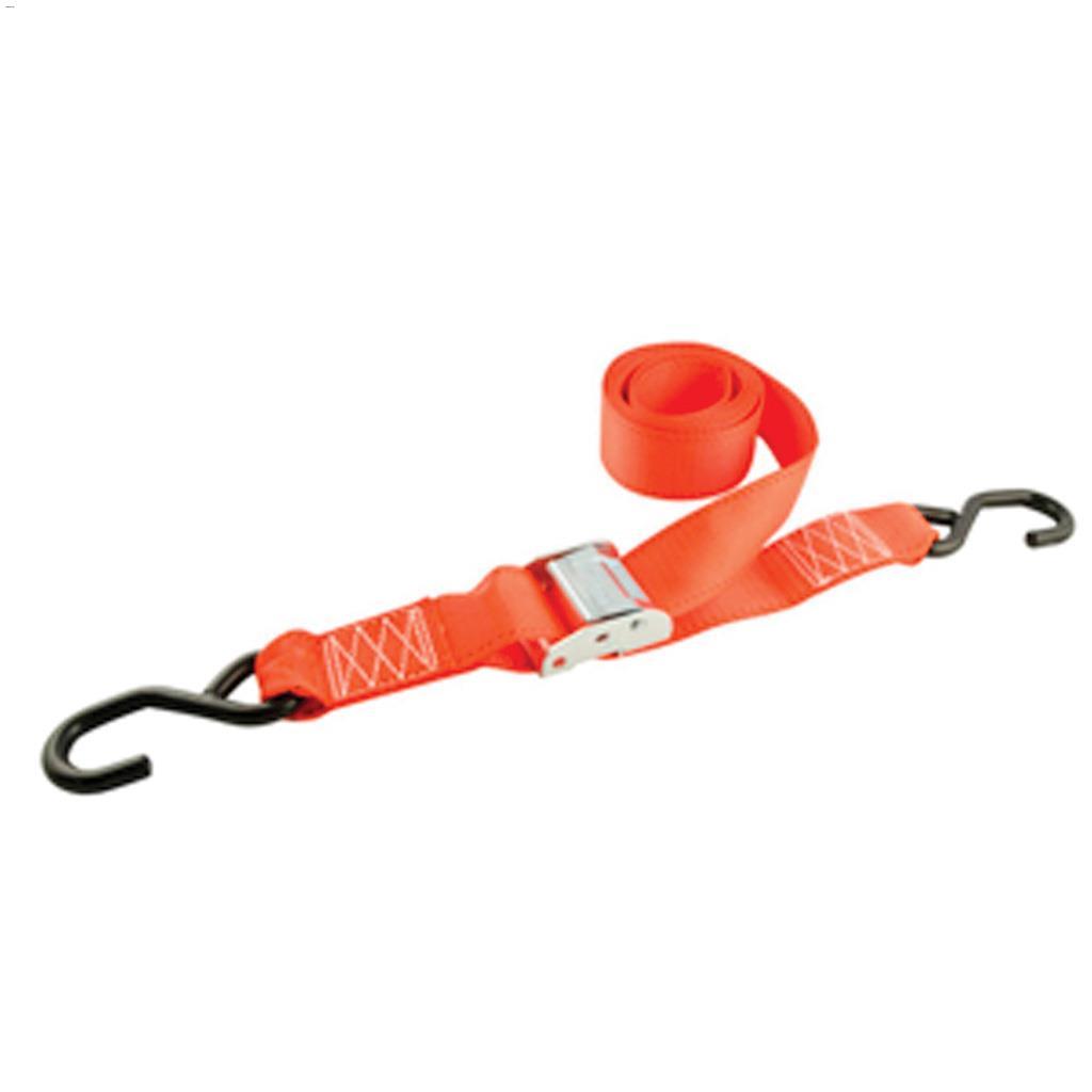 8' x 2" Orange Cam Lock Tie-Down-2/Pack