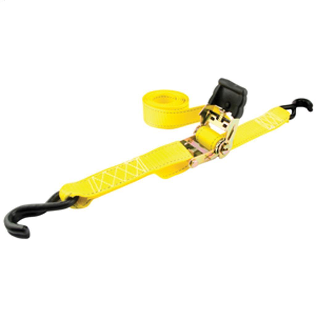 10' x 2" Yellow Ratchet Tie-Down-2/Pack