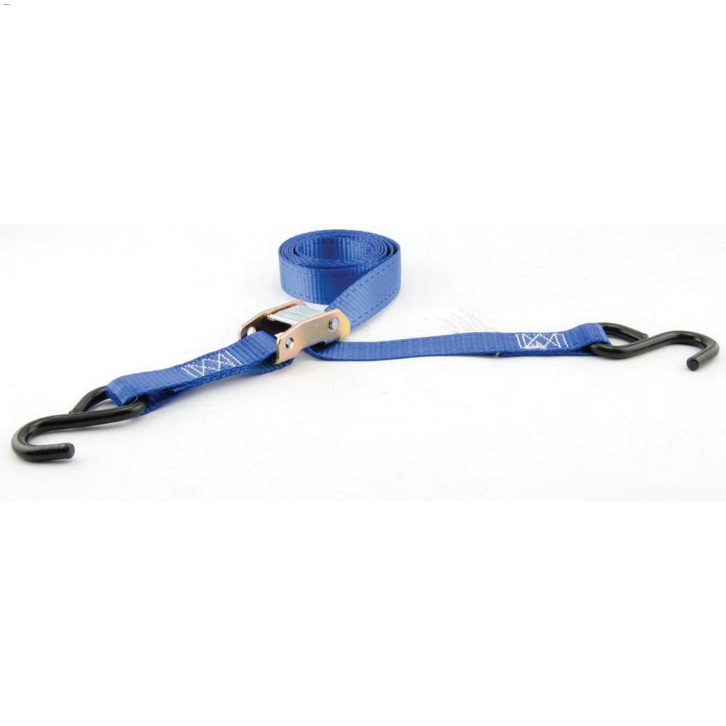 6' x 1" Blue Cam Lock Tie-Down Strap-4/Pack
