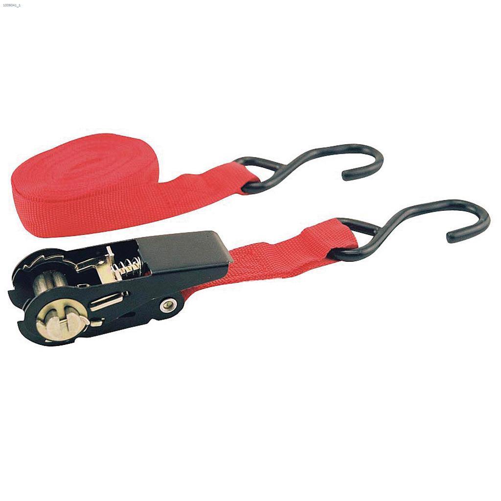 15' x 1" Red Ratchet Strap