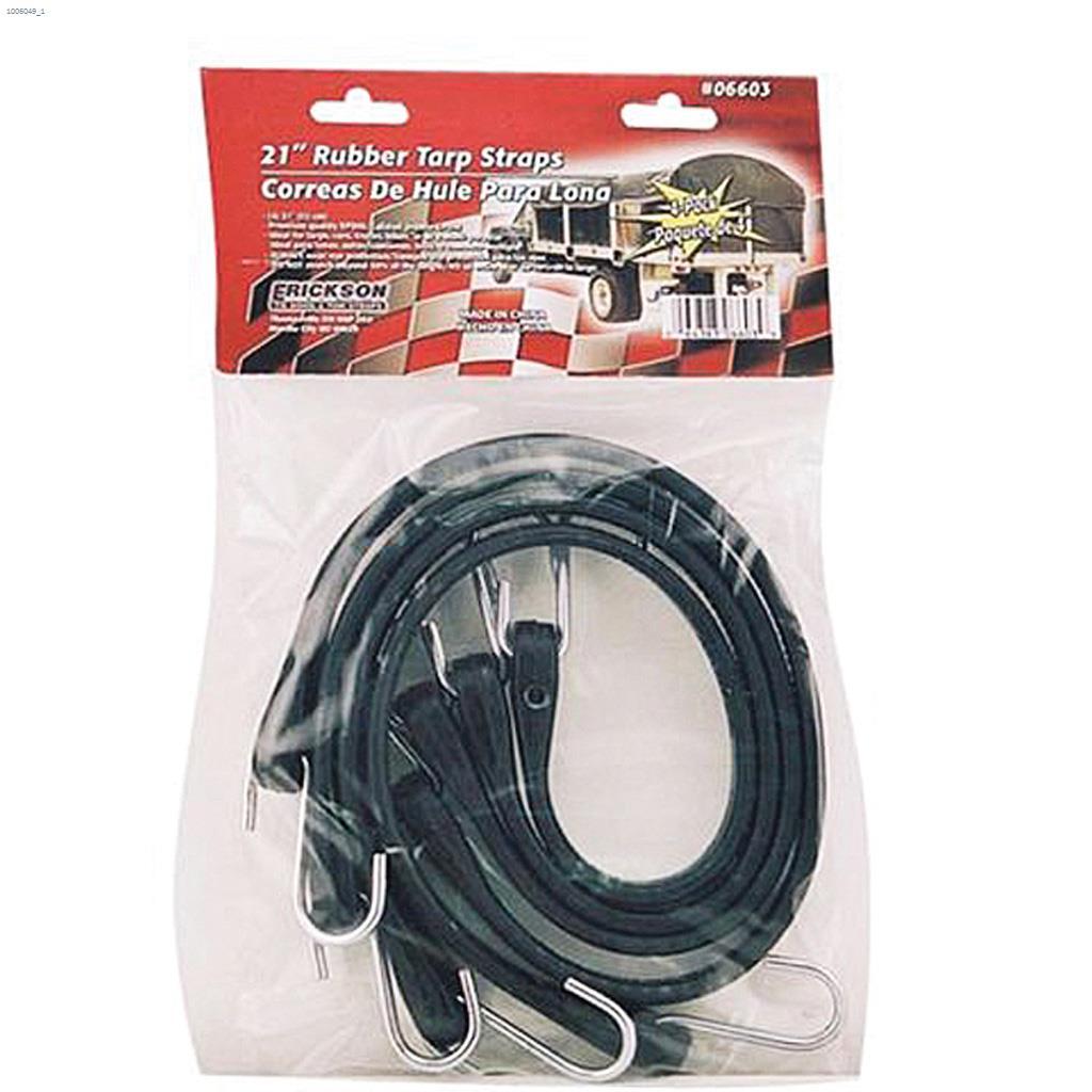 21" x 1" Black Tarp Strap-4/Pack
