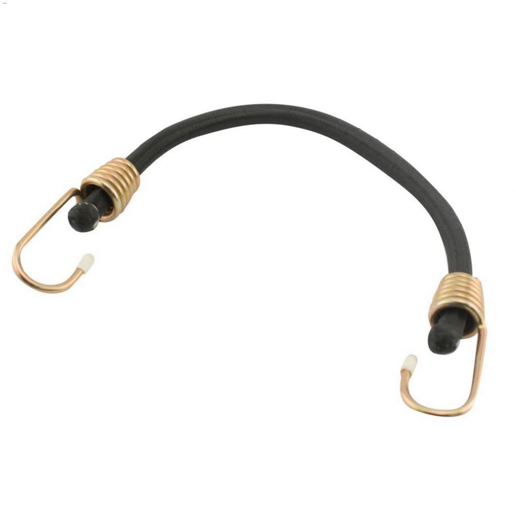 18" x 10 mm Black Industrial Bungee Cord-4/Pack