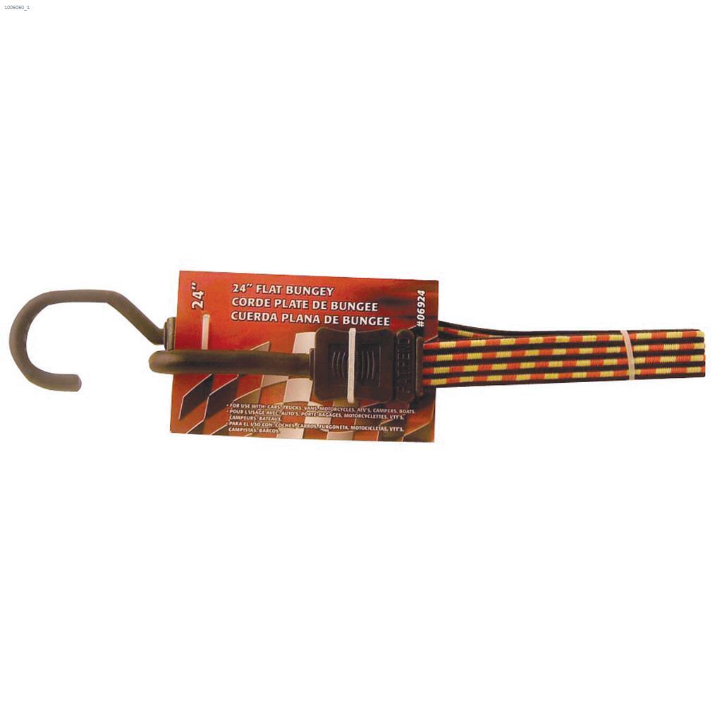 24" Assorted Flat Bungee Cord