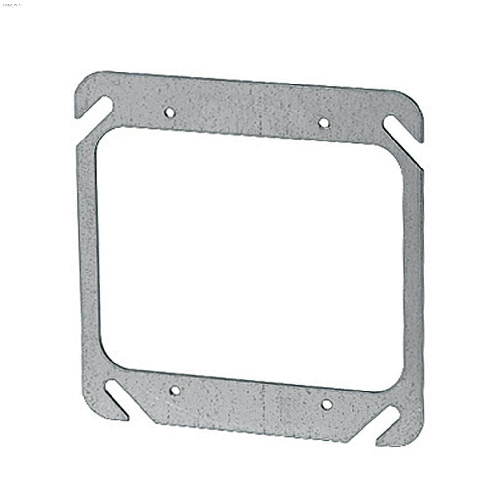 TradeSelect 4" x 4" 1 Gang Metal Square Cover