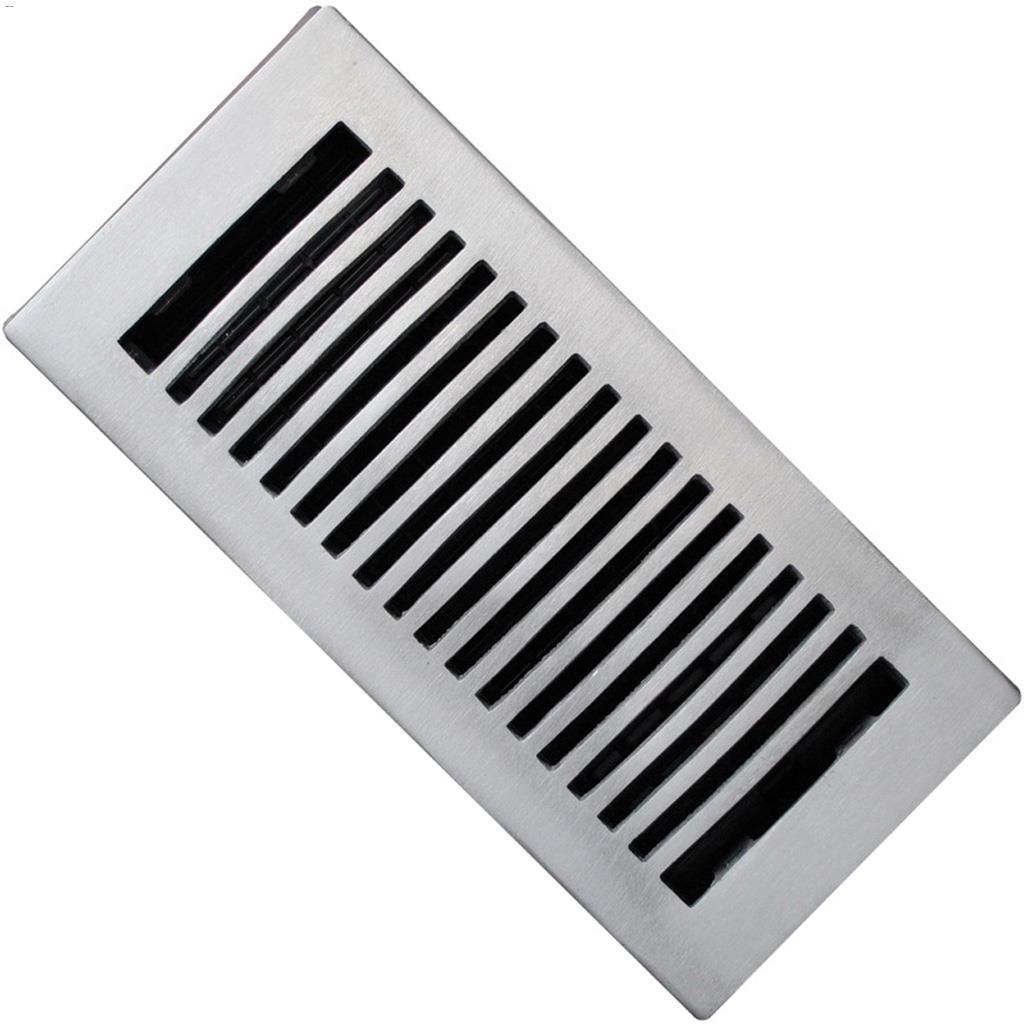 Registre de plancher à lames arrondies