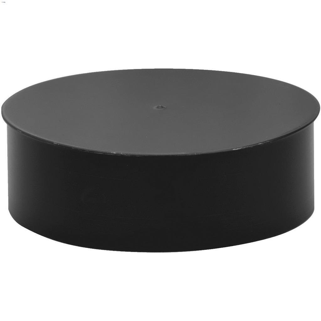 8" Black Matte Big End Cap