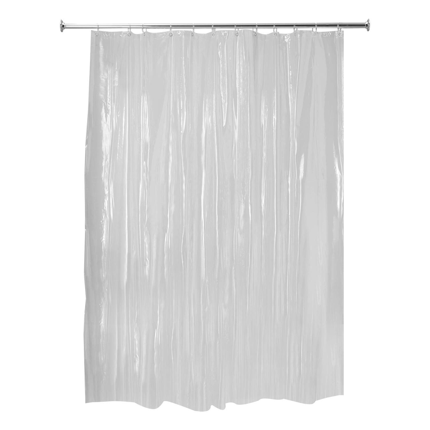 Doublure Rideau de Douche en Vinyle72" x 72" transparent 4,8