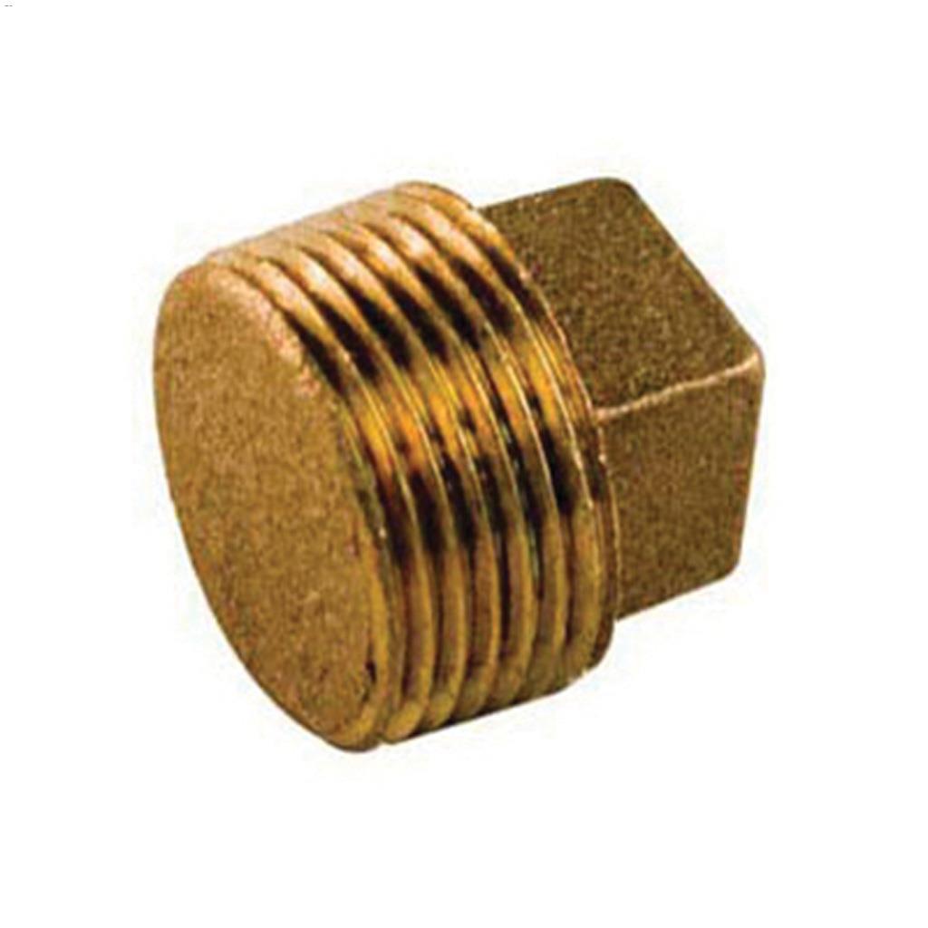 1/2" Thread Bronze Cored Plug